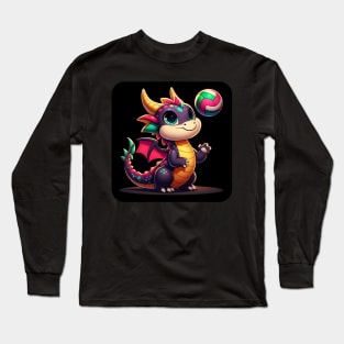 Rufie the Dragon - Volleyball #6 Long Sleeve T-Shirt